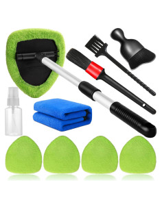 Kit de Limpieza de Parabrisas Qydipclin 10 Piezas Verde