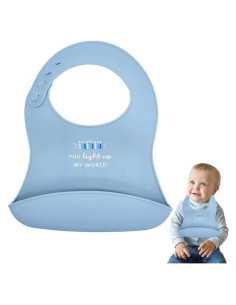 Babero de Bebé Dreidel Iluminas Mi Mundo - 6 meses a 6 años