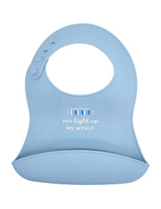 Babero de Bebé Dreidel Iluminas Mi Mundo - 6 meses a 6 años 2