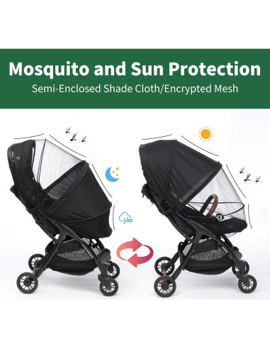 Cubierta de Sombra y Red de Mosquitos Duomi 100x55cm