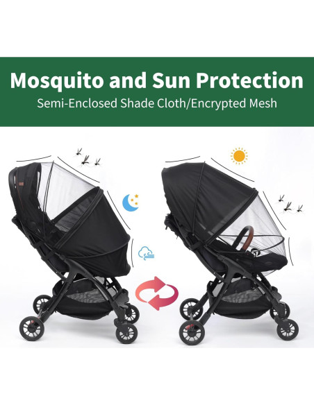 Cubierta de Sombra y Red de Mosquitos Duomi 100x55cm