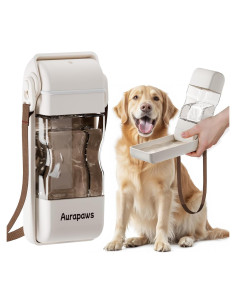 Botella de Agua para Perros Aurapaws 382ml Plegable a Prueba de Fugas