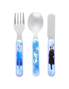Juego de Cubiertos Infantiles Disney Frozen II - 3 Piezas