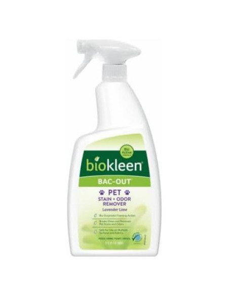 Biokleen Bac-Out Eliminador de Manchas de Mascotas 0.95L Ecológico