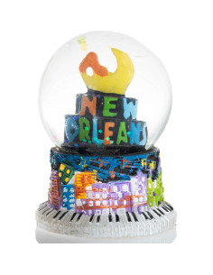 Globo de Nieve Mini Souvenir Artisan Owl 50mm Nueva Orleans 2