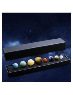 Decoraciones de Planetas del Sistema Solar - 8 Bolas de Cristal