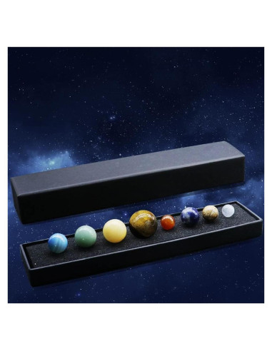 Decoraciones de Planetas del Sistema Solar - 8 Bolas de Cristal
