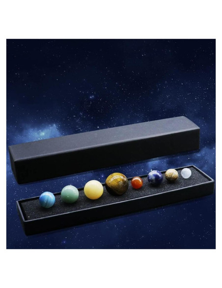 Decoraciones de Planetas del Sistema Solar - 8 Bolas de Cristal