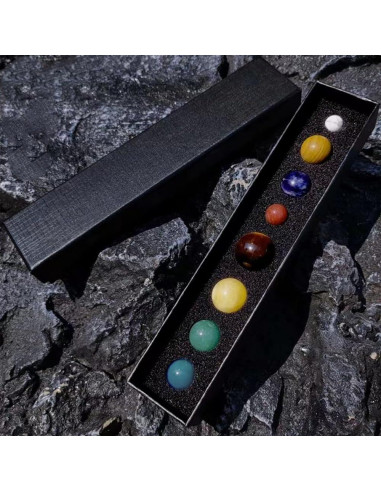 Decoraciones de Planetas del Sistema Solar - 8 Bolas de Cristal