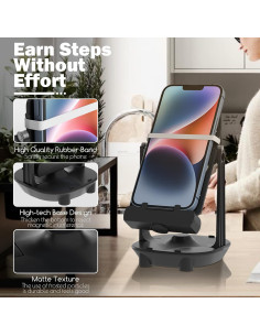 Contador de Pasos Orzero Negro para Pokémon Go - 7200 pasos/hora 2