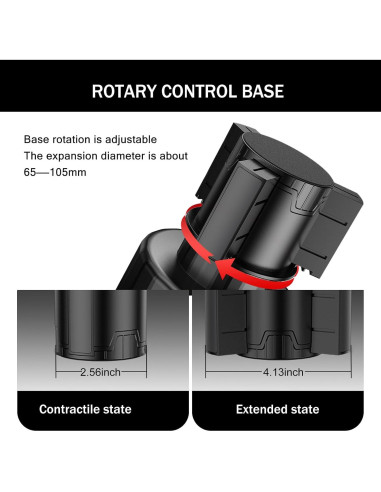 Soporte para Taza de Coche Slykew Universal 10.5 cm Antideslizante