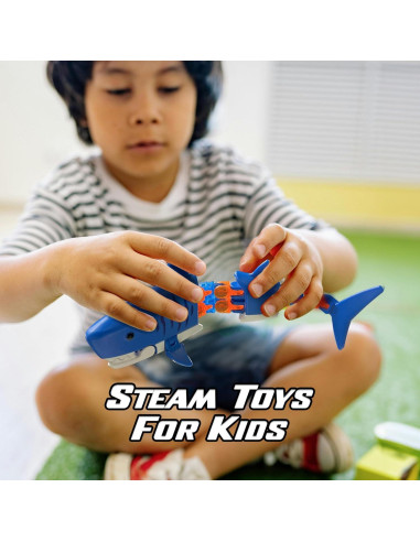 Combo Criaturas Klixx Oceánicas - Tiburón y Cangrejo, Juguetes Fidget