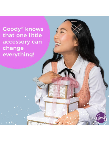 Juego de Horquillas Enameled Goody - 5 Unidades Plata y Oro