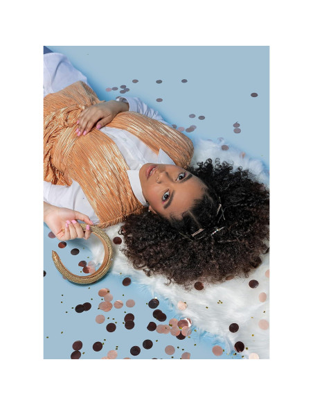 Juego de Horquillas Enameled Goody - 5 Unidades Plata y Oro