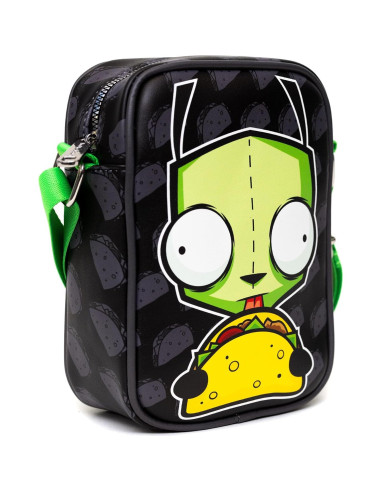 Bolsa Bandolera Nickelodeon Invader Zim GIR Taco Cuero Vegano