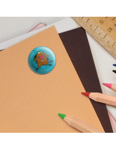 Stickers Puffy Angry Beavers 16 Piezas 2.54 cm Multicolor 2