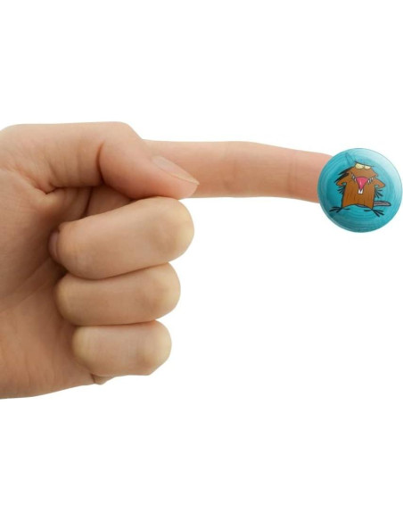 Stickers Puffy Angry Beavers 16 Piezas 2.54 cm Multicolor