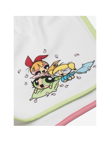 Pantalones Cortos Powerpuff Girls Blancos Medianos