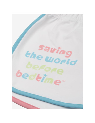 Pantalones Cortos Powerpuff Girls Blancos Medianos