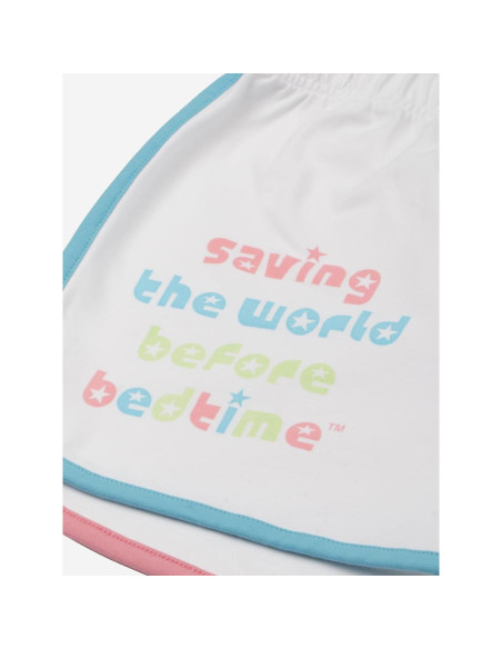 Pantalones Cortos Powerpuff Girls Blancos Medianos