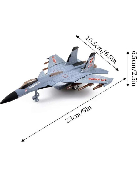 Avión de Juguete Retroceso Xuanyun con Luces y Sonido