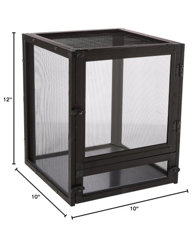 Jaula de Pantalla Nano Breeze Zoo Med 25.4x25.4x30.5 cm