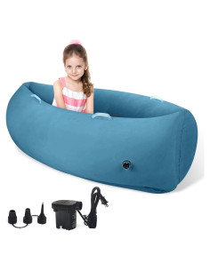 Silla Peapod Sensorial Inflable Toggloo Azul Claro 152 cm