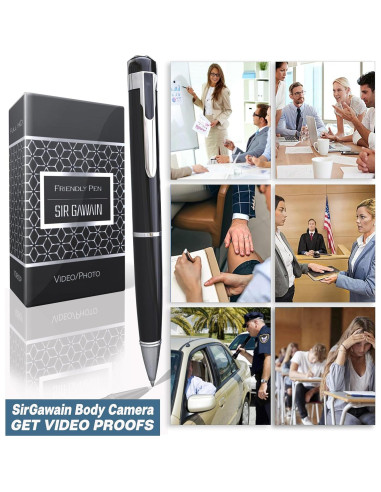 Cámara de Cuerpo SIRGAWAIN Platinum PRO 64GB Full HD 1080p