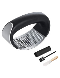 Aplastador de Ajo Kebley de Acero Inoxidable con Pelador