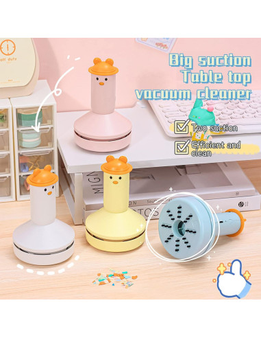 Aspiradora Portátil de Mano MSUIINT Rosa 13x9 cm Inalámbrica