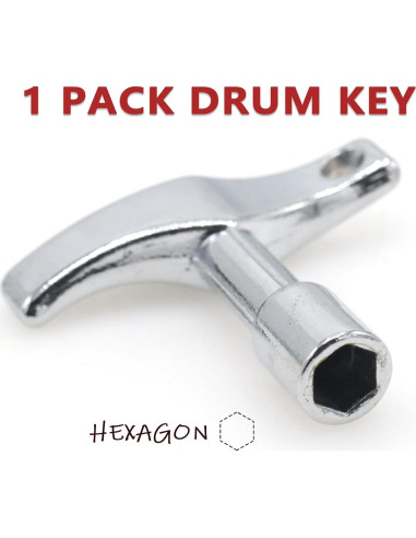 Llave de Tambor Hexagonal CashBeat - Afinadora Universal Acústica