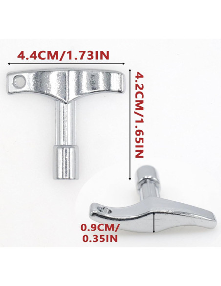 Llave de Tambor Hexagonal CashBeat - Afinadora Universal Acústica