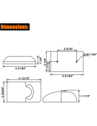 Sirena Estroboscópica LED HWMATE 12V 110dB Volumen Ajustable