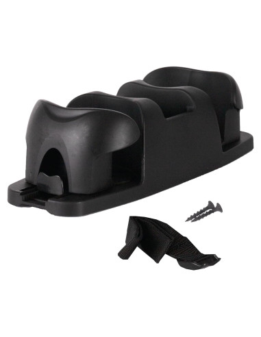 Soporte para vasos Go Gear TWIN CUPHOLDER Negro 28x10 cm