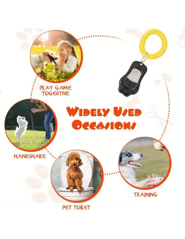 Clicker de Entrenamiento para Mascotas AYNEFY - Volumen Ajustable