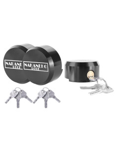 Paquete de 3 Candados Puck NAKANEKO Sin Llave 73mm Aluminio