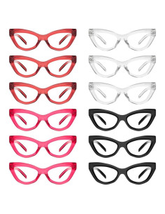 Eyekepper Gafas de Lectura 12 Paquete Mujeres 2.5x Estilo