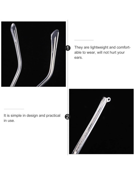 Brazos de Reemplazo Universales Beaupretty para Gafas Transparentes