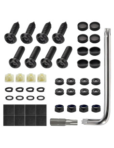 Tornillos Antirrobo MUQIDA para Placas de Matrícula - Acero Inoxidable