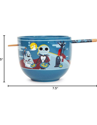Juego de Vajilla Cerámica Disney Jack Skellington 20 oz