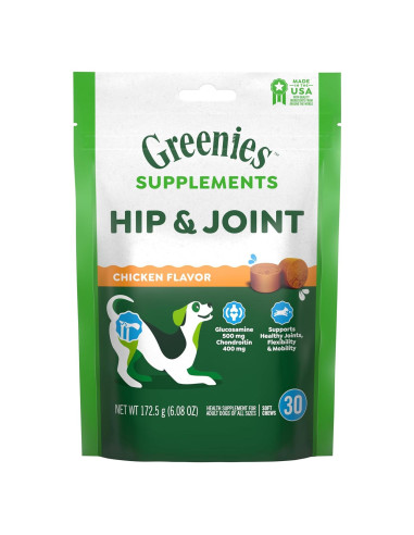 Suplementos Greenies para Caderas y Articulaciones 30 Unidades