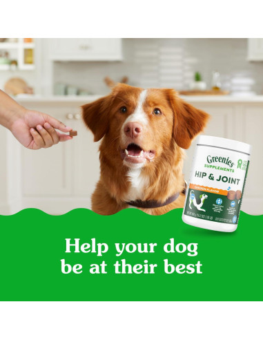 Suplementos Greenies para Caderas y Articulaciones 30 Unidades