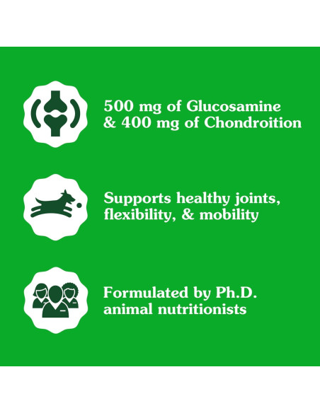 Suplementos Greenies para Caderas y Articulaciones 30 Unidades