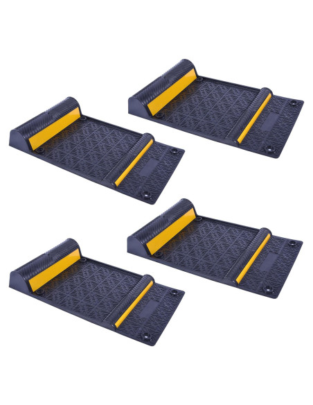 Mat de Guía de Estacionamiento OrangeStar 4 Pack 53 cm Antideslizante