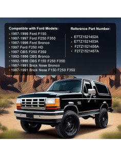 Kit de Burletes de Ventana ItranMc para Ford 1987-1997 2