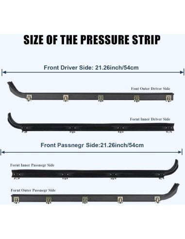 Kit de Burletes de Ventana ItranMc para Ford 1987-1997