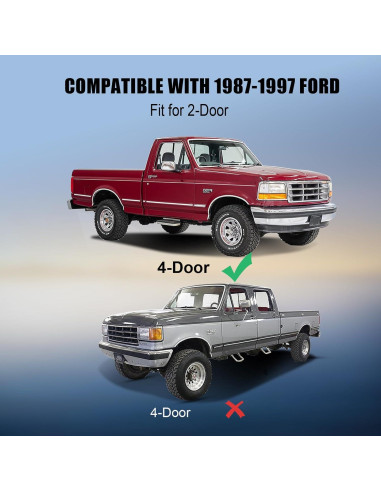 Kit de Burletes de Ventana ItranMc para Ford 1987-1997