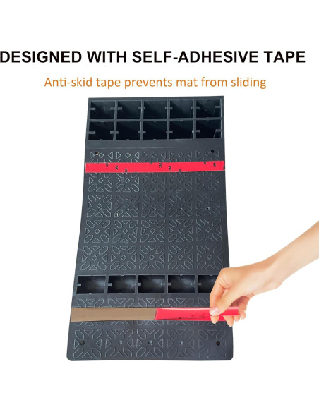 Mat de Guía de Estacionamiento OrangeStar 4 Pack 53 cm Antideslizante