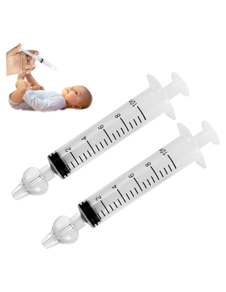 Aspiradores Nasales para Bebés Yeetandoo - Paquete de 2, 10ml