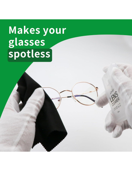 Kit Limpiador de Lentes YEIN 8 Pares Spray y Paños Microfibra